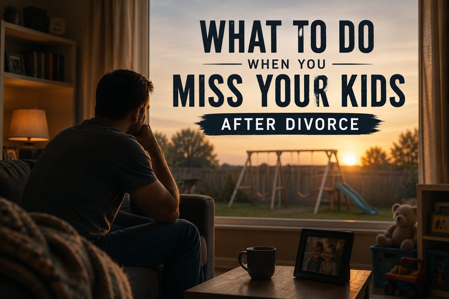 what to do when you miss your kids divorced dad